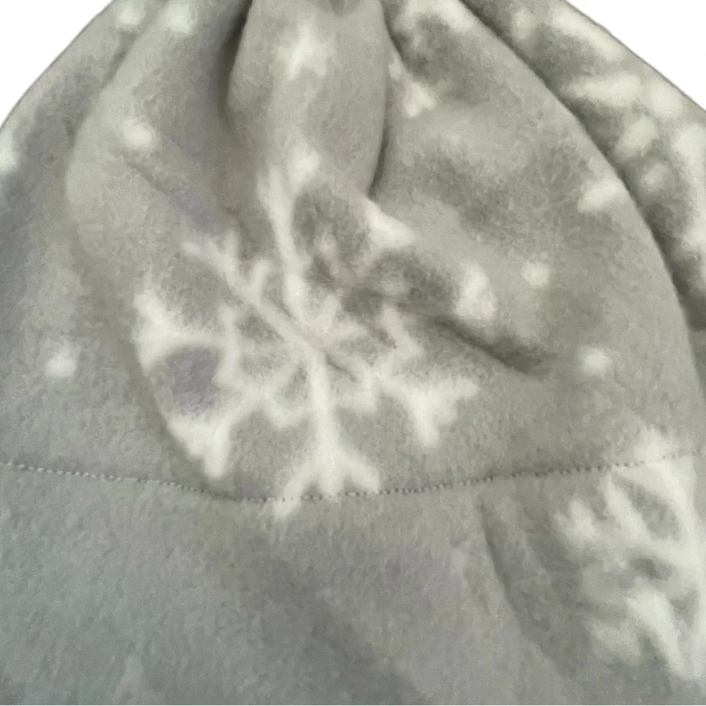 Handmade Fleece Snowflake Kids Hat